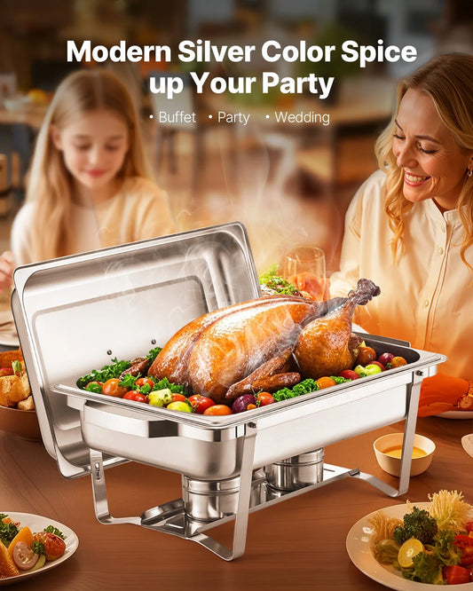 Succebuy Chafing Dish Buffet Set Stainless Steel Warmer