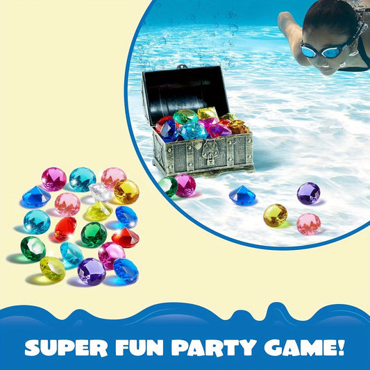 Joyfy 16 Colorful Underwater Pool Diving Gemstones