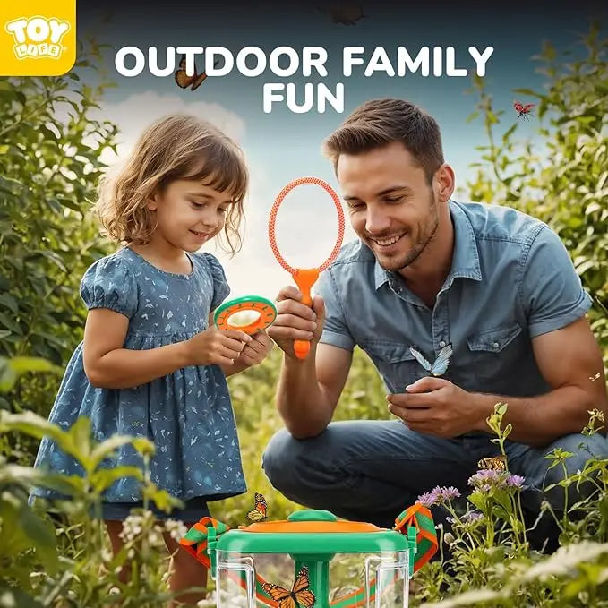Children's Insect Butterfly Catcher for Kids Outdoor Activities Toys Educational Adventure Exploration Toys Explorer Kit Child