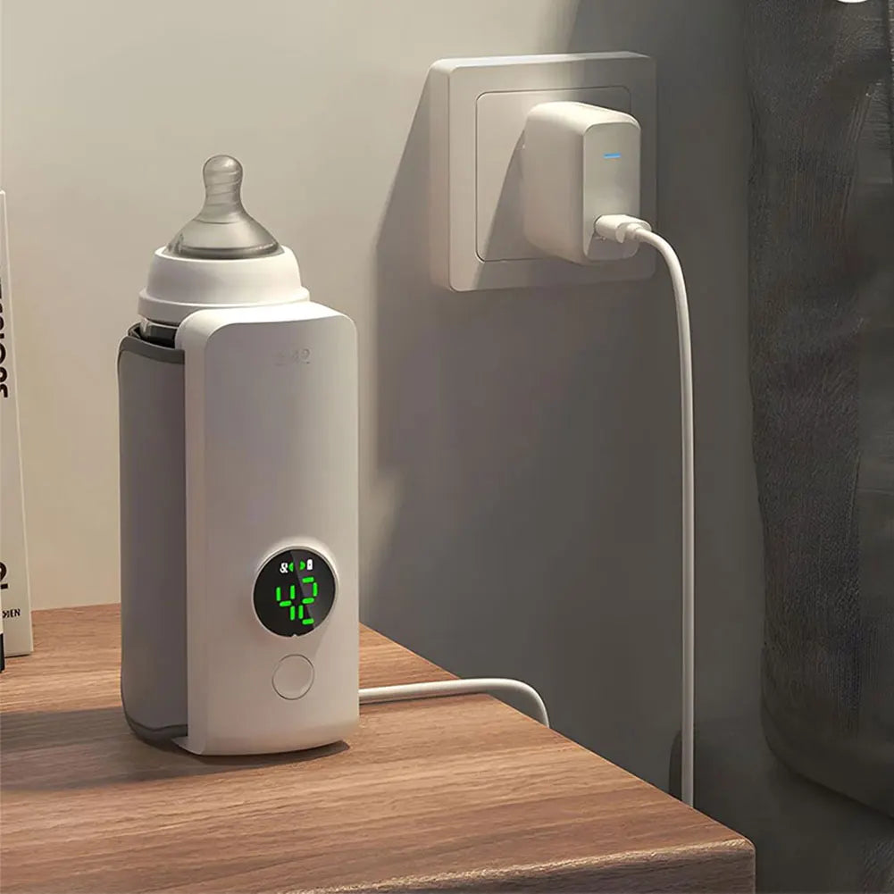 Portable Cordless Baby Bottle Warmer With Temperature Control