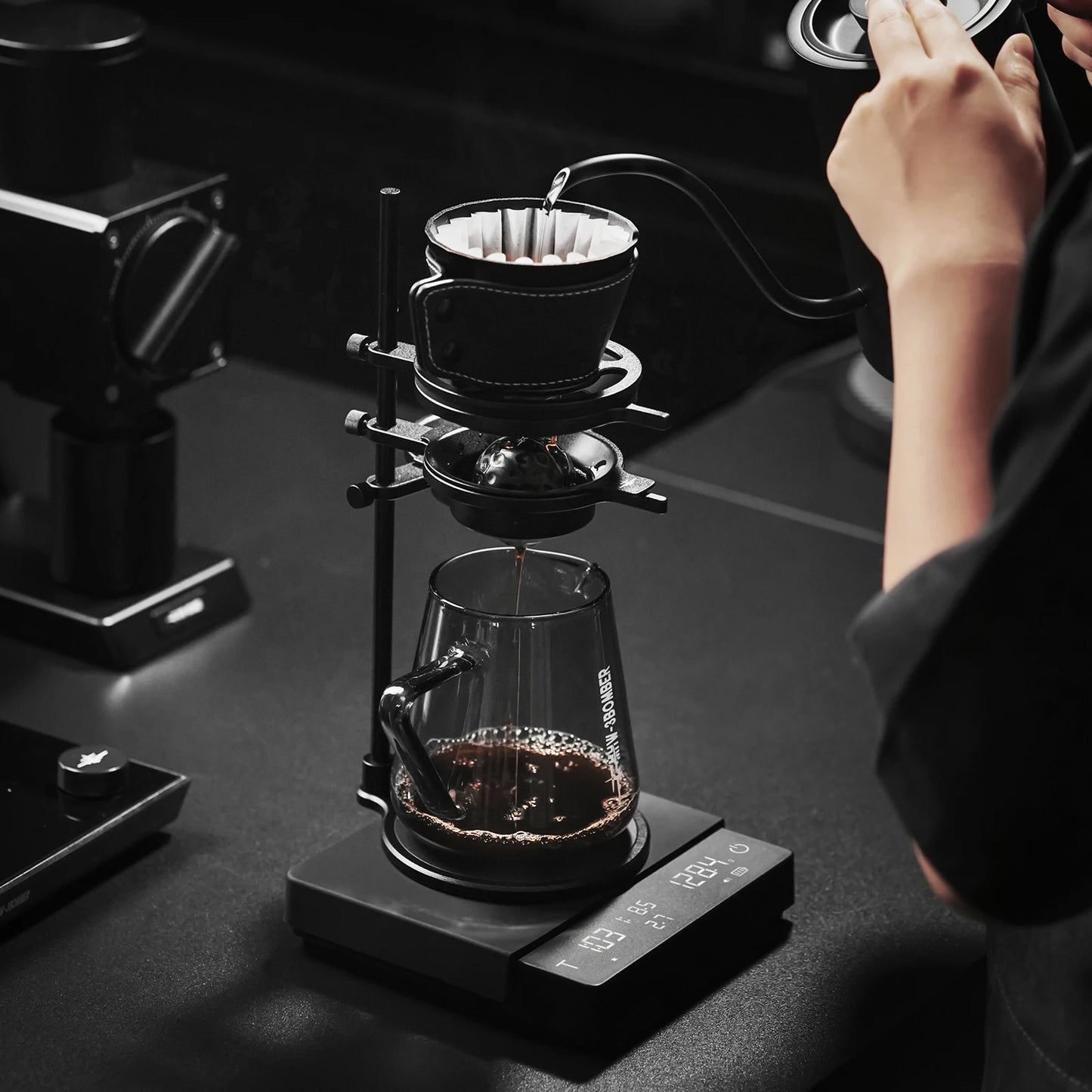 MHW-3BOMBER Cube Coffee Scale 3.0 Pro Max Digital Kitchen Coffee Scale High Precision Flow Rate Big Battery Coffee Accessories