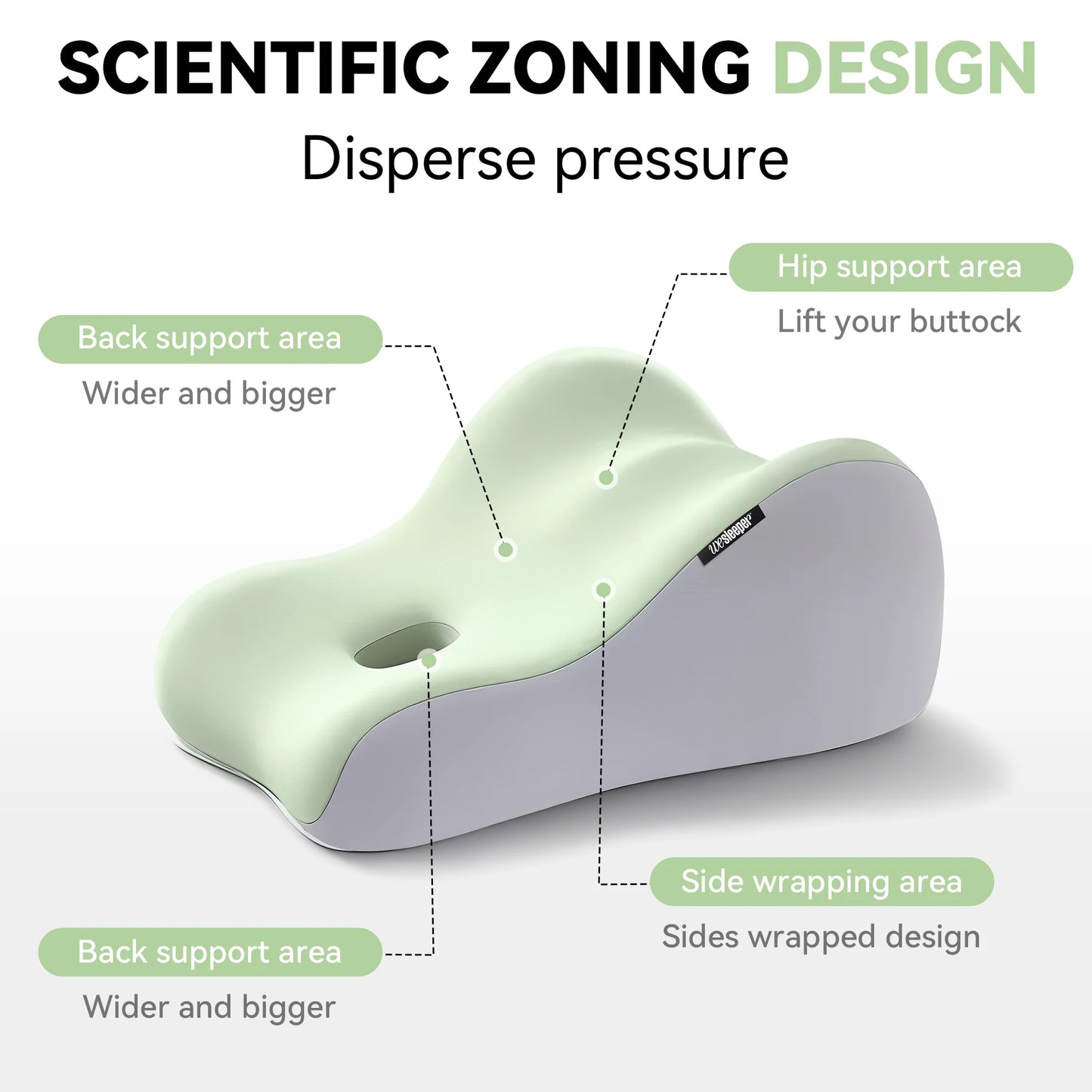 Upgraded Version Couple Pillow - Dual-Purpose for Sitting & Lying, Bed Suitable for, Spouses, Back - Dry Only, Comfortable & Breathable for Bed Or Couch Use