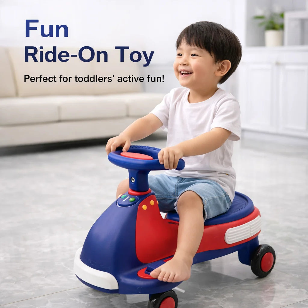 Plasma Car Ride On Vehicle For Kids With Steering Wheel