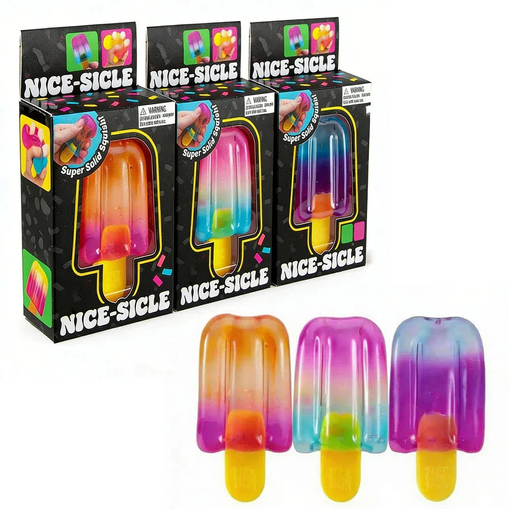 Ice Cream Squishy Fidget Toy For Stress Relief And Sensory