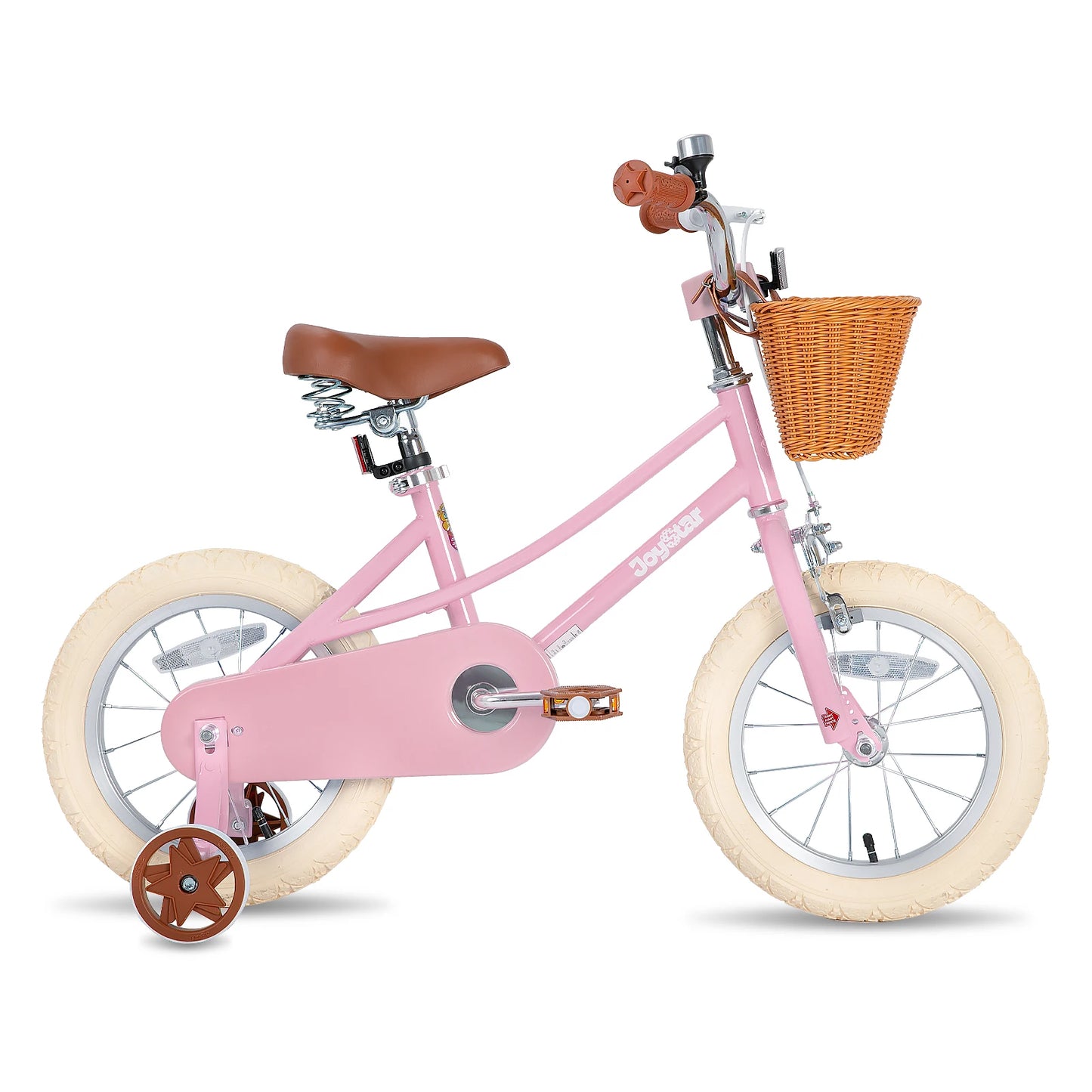 JOYSTAR 12/14/16/18/20 Girls' Bike For Children Aged 2-13, 12-16" With Training Wheels & Basket, 20 Inch With Kickstand