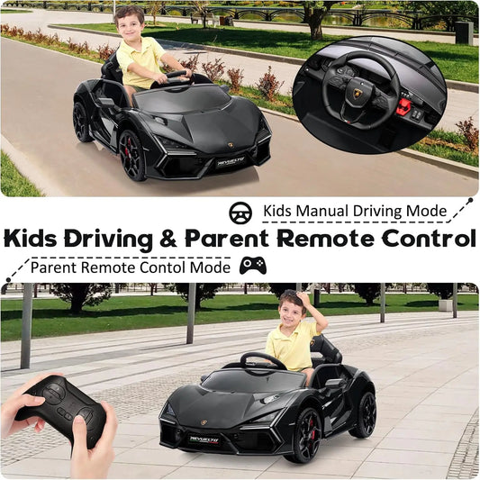 Kids Electric Ride-On Car with Bluetooth & Remote Control