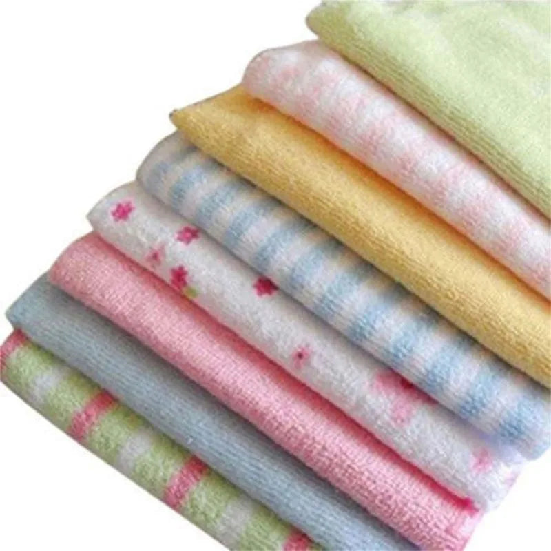 Soft Cotton Baby Towels and Washcloths Set For Newborns