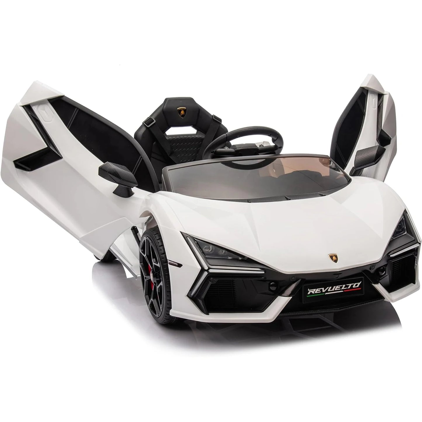 HiMISS Ride On Car Toy For Kids 3-6 Bluetooth Music