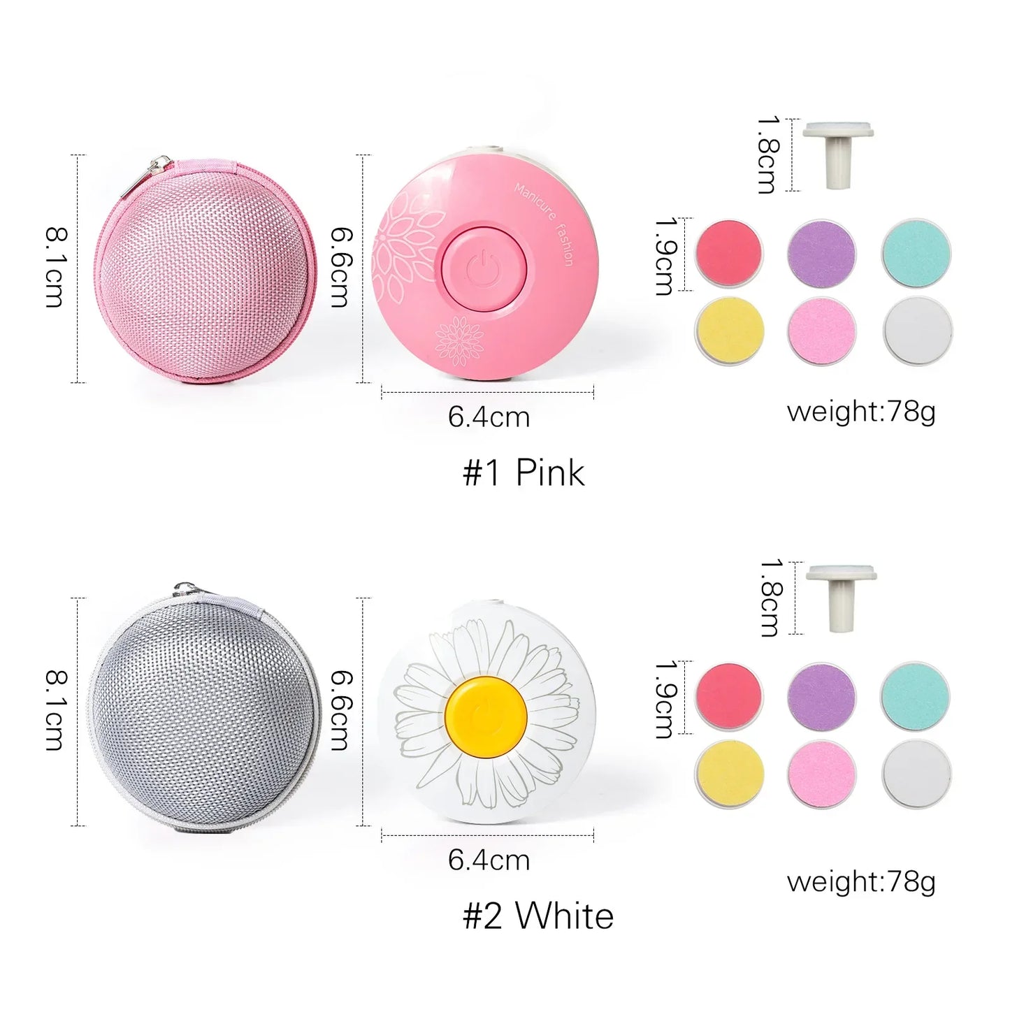 Electric Baby Nail Trimmer Kid Nail Polisher Tool Infant Manicure Scissors Baby Hygiene Kit Baby Nail Clipper Cutter for Newborn