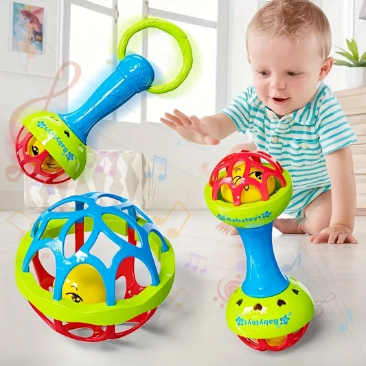 Baby Educational Rattles Sensory Shaker Toy Set For Infants