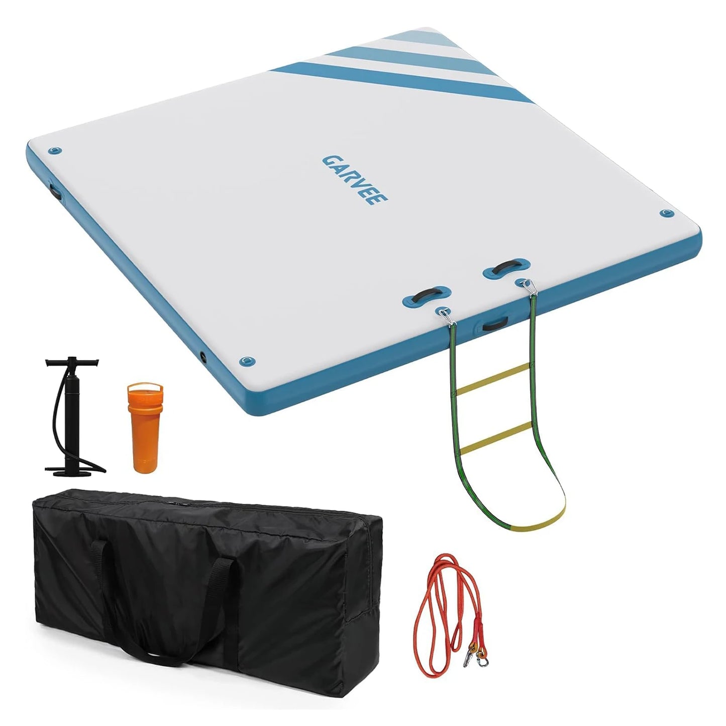 Inflatable Floating Dock For Lakes And Beaches Non Slip Surface