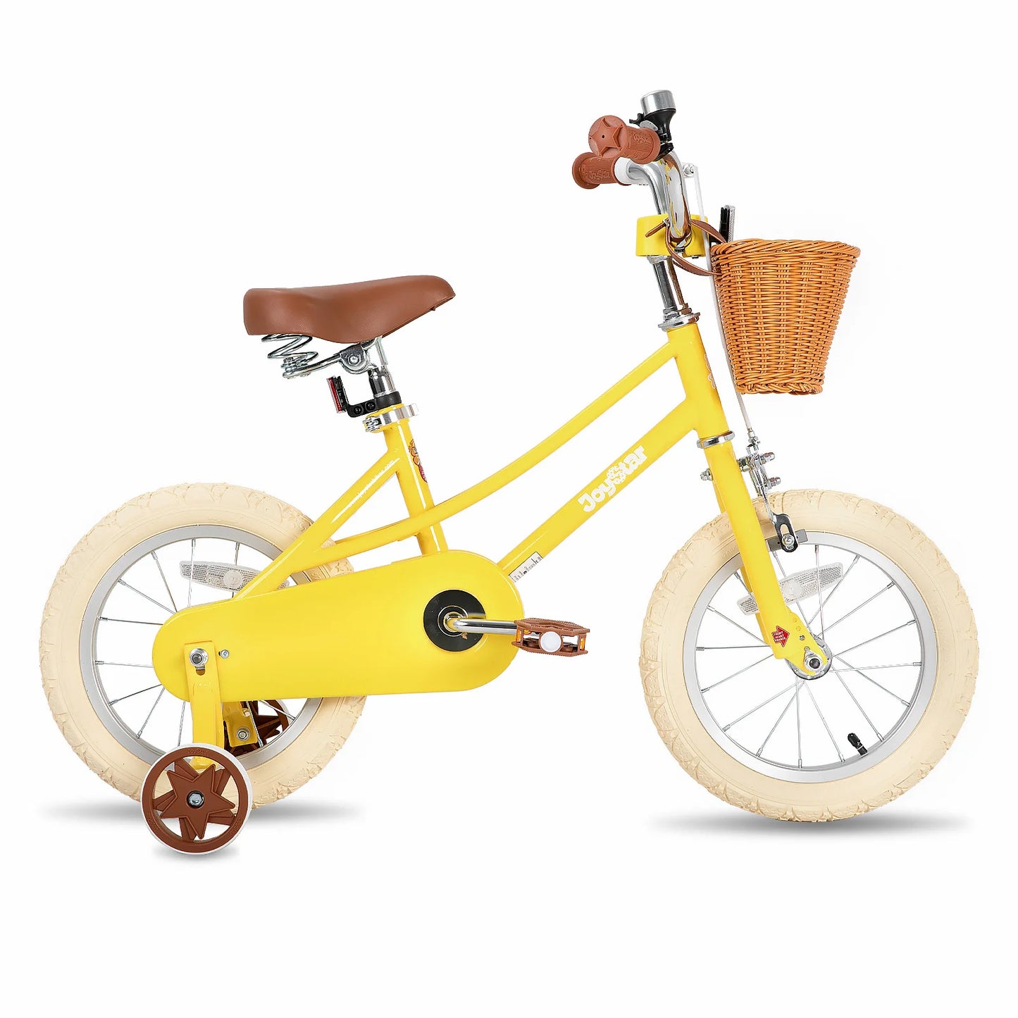 JOYSTAR 12/14/16/18/20 Girls' Bike For Children Aged 2-13, 12-16" With Training Wheels & Basket, 20 Inch With Kickstand