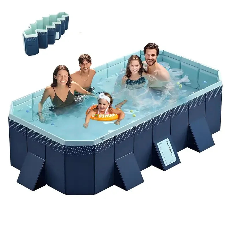 folding pool (not inflatable) bathes and cools in summer, suitable for outdoor patio beach garden