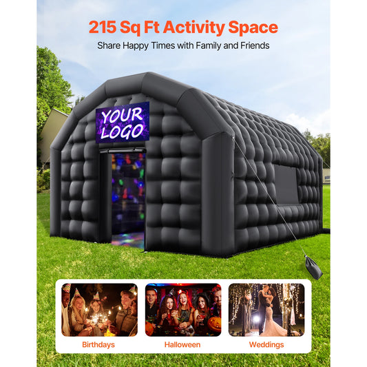 SucceBuy Inflatable Nightclub Party Tent with Blower