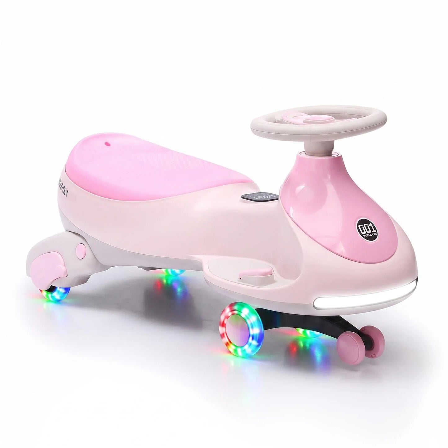 Ride On Electric Wiggle Car For Kids 12V 2-In-1 Indoor
