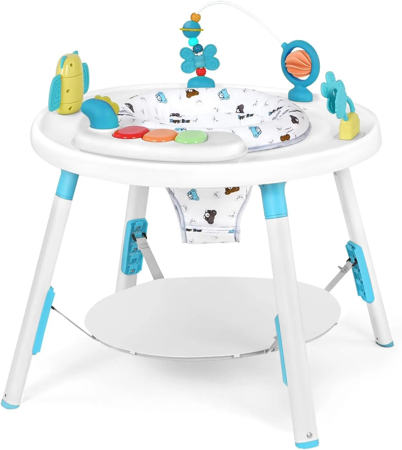 YEALEO Baby 3 In 1 Activity Center Jumper And Table With Rotating Seat