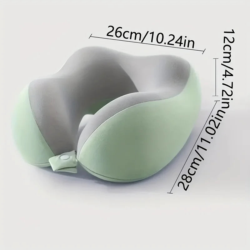 U-Shaped Neck Pillow for Adults,Ergonomic Travel & Office Nap Support, Medium Soft Comfort for Neck Protection, Neck Pillow