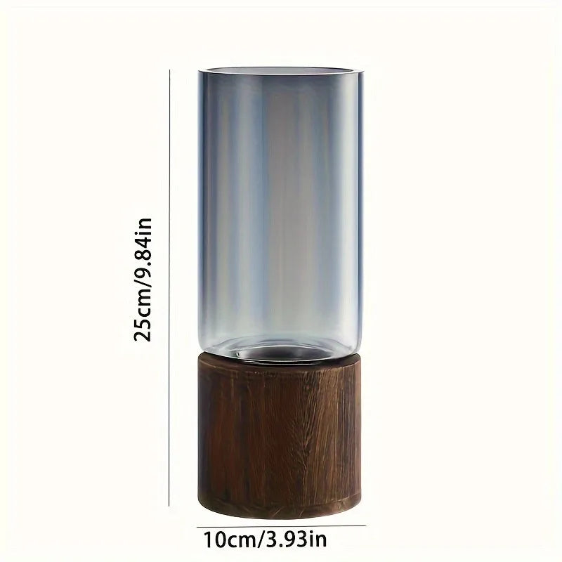 Elegant Retro Glass Vase Decor For Living Room Centerpiece
