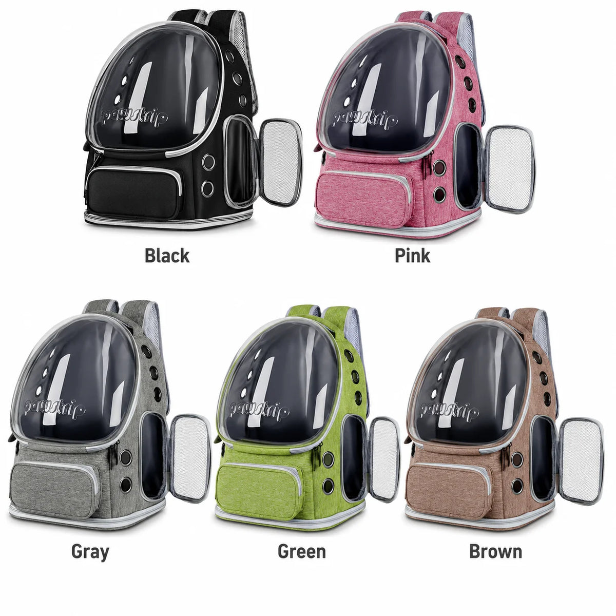 Breathable Nylon Cat Backpack With Transparent Bubble Window Design