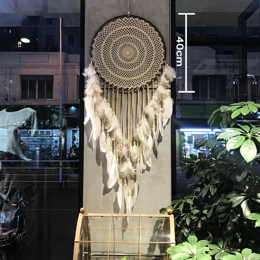 big dream catcher hanging/light decoration nordic decoration home girls room/nursery/kids decor dreamcatcher children room new 5