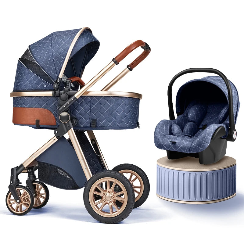 B.Childhood 3 In 1 Foldable Baby Stroller With Infant Carrier