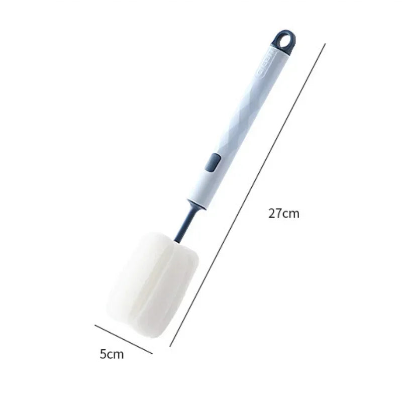 Removable Sponge Baby Bottle Brush For Easy Cup Cleaning