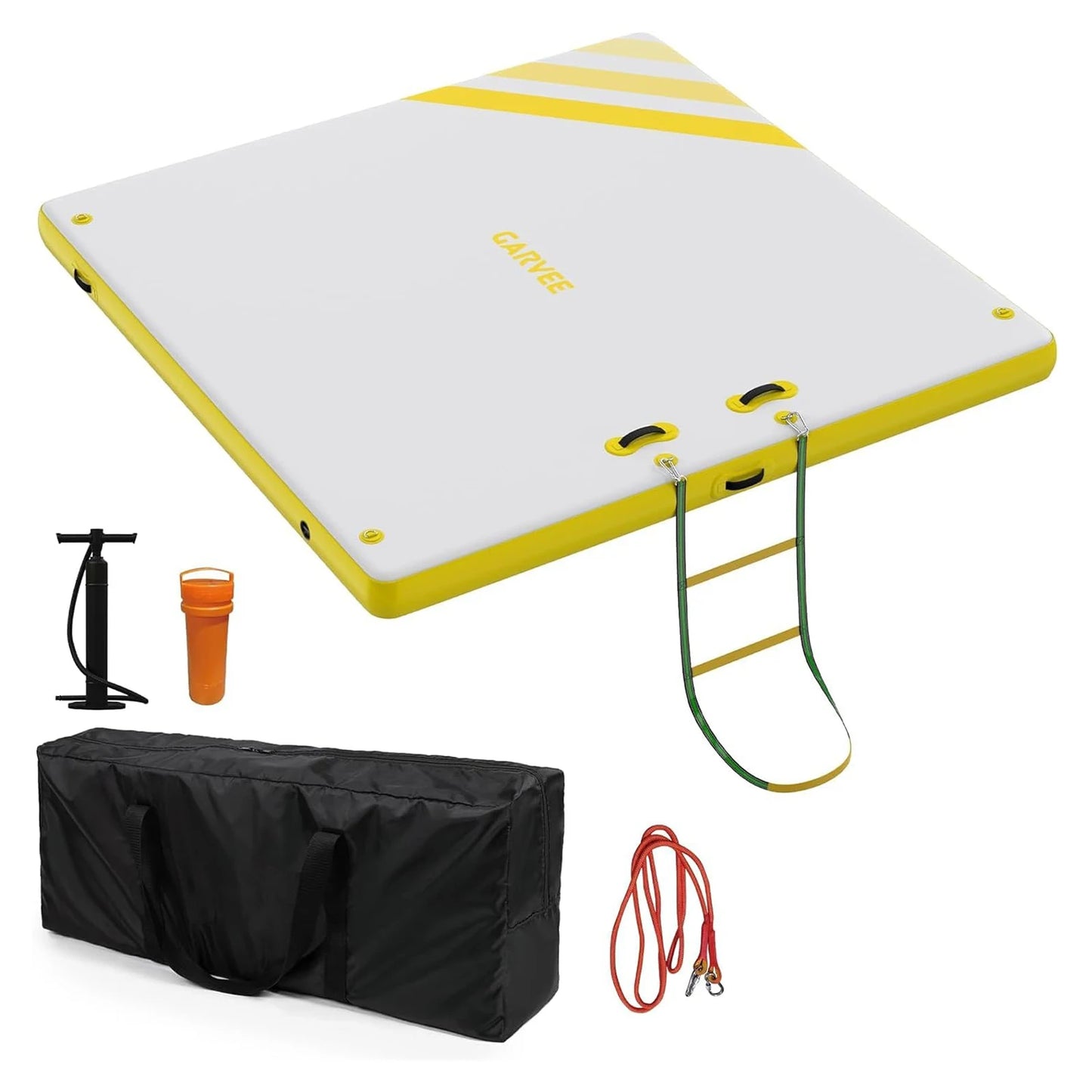 Inflatable Floating Dock For Lakes And Beaches Non Slip Surface
