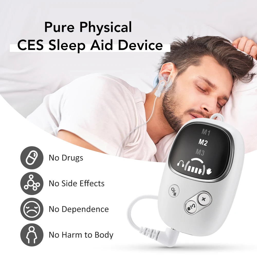 vagus nerve stimulation clip ear Sleep Aid Device Relieve Insomnia Promote Fast Sleep Deep Sleep Anxiety Depression Reliever