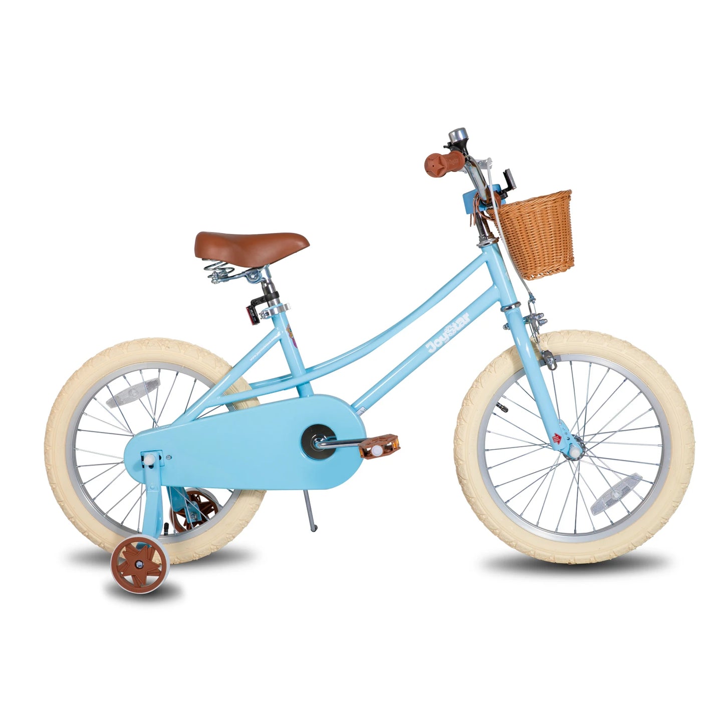 JOYSTAR 12/14/16/18/20 Girls' Bike For Children Aged 2-13, 12-16" With Training Wheels & Basket, 20 Inch With Kickstand