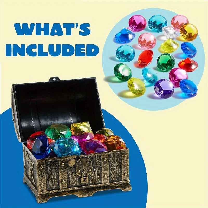 Joyfy 16 Colorful Underwater Pool Diving Gemstones