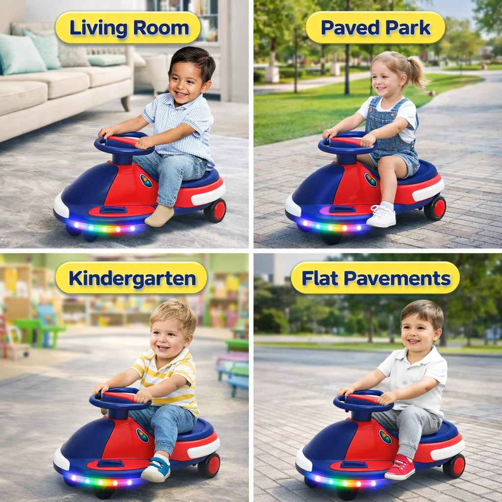 Plasma Car Ride On Vehicle For Kids With Steering Wheel