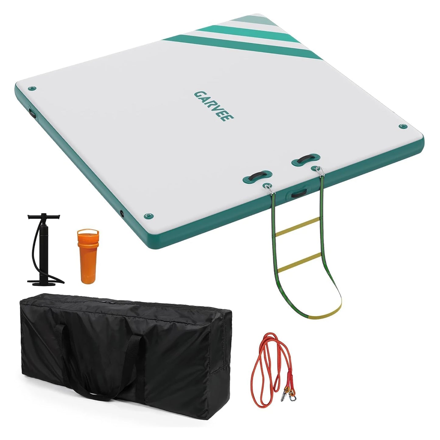 Inflatable Floating Dock For Lakes And Beaches Non Slip Surface