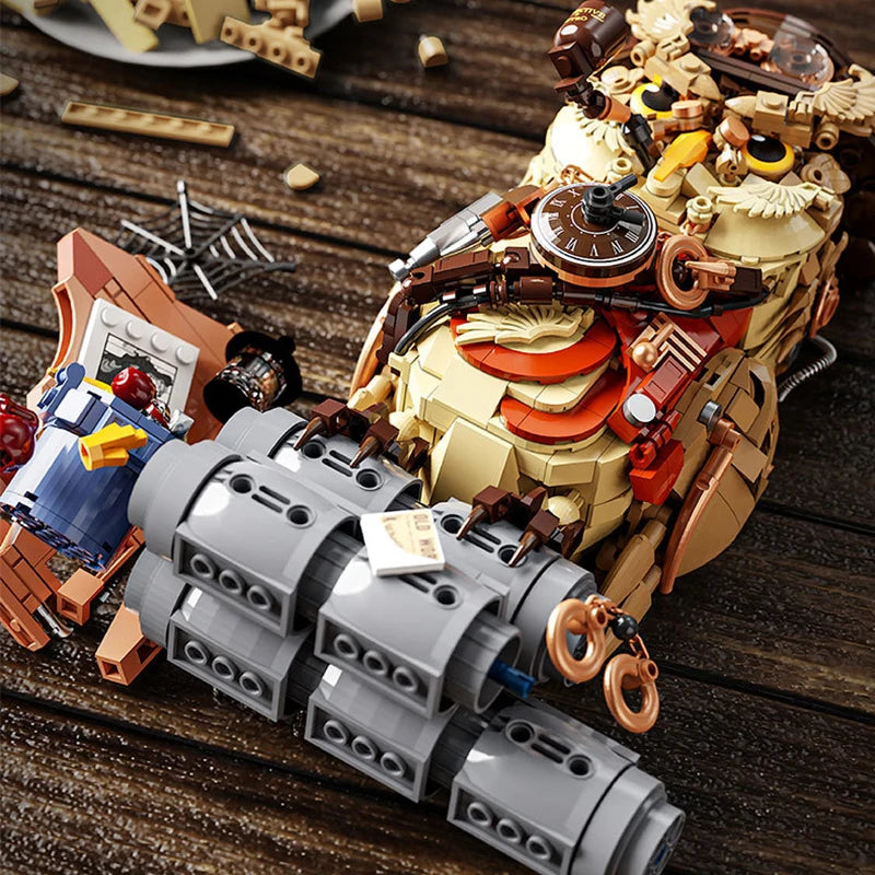 1286PCS Owl Detective Building Blocks Sets Magic Animal MOC Brick Model Educational DIY Toys Creative Gifts For Kids Adult