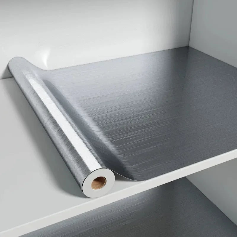 Self-Adhesive Wallpaper Waterproof Fireproof For Refrigerator Kitchen Walls