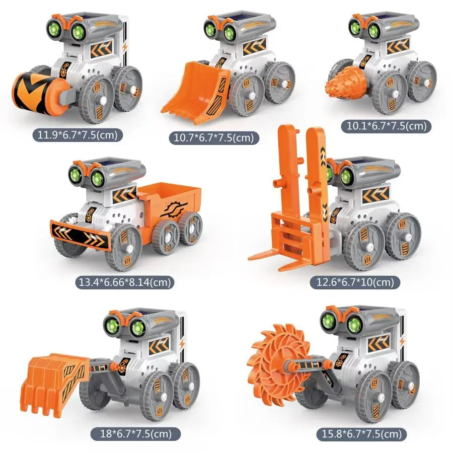 7-in-1 Solar Robot Kit For Kids, Stem Projects For Kids Age 8-12, Educational STEM Science ToyDlY Solar Power Building Kit, Robo