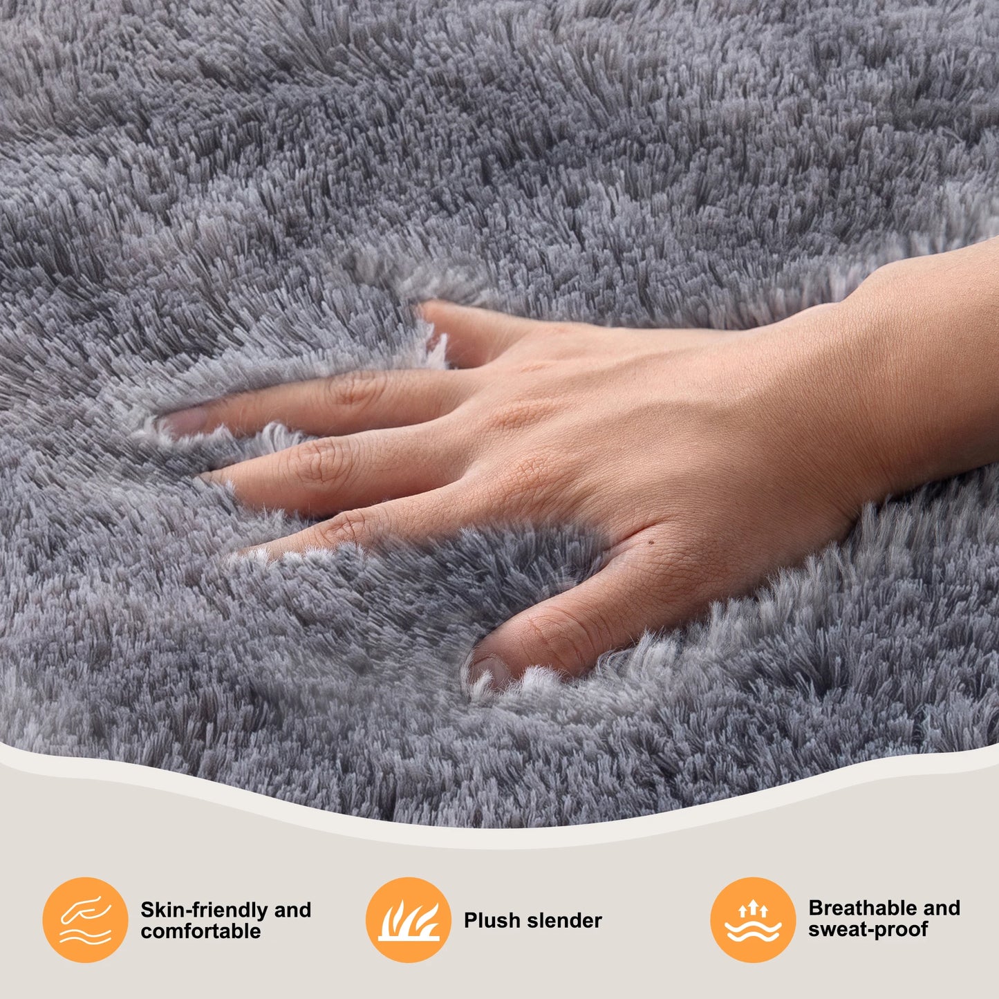 Ultra-Soft Puffy Rug, Bedroom & Living Room Indoor Floor Mat, Nursery Carpet, Children's Girls' Room Home Decor