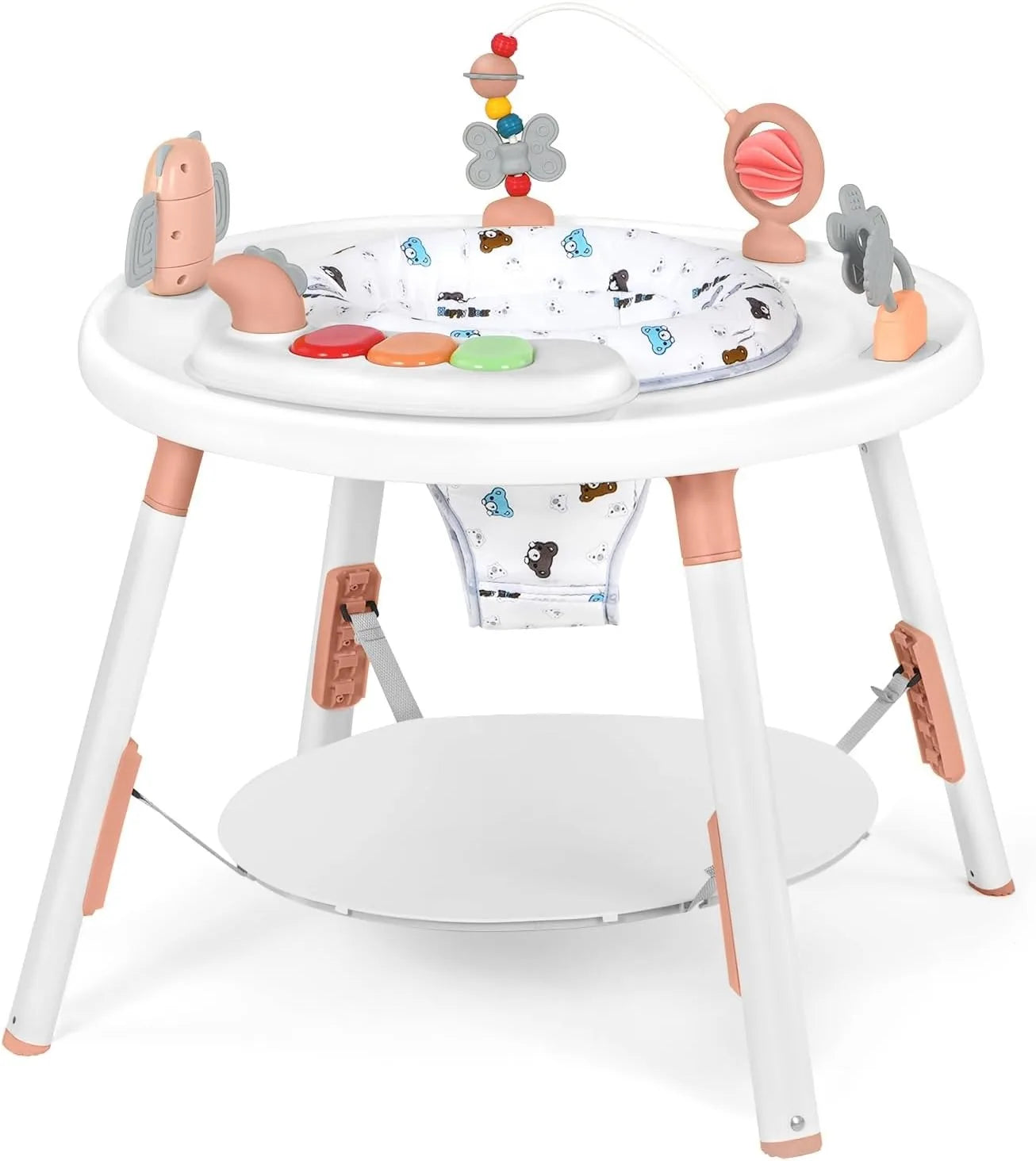 YEALEO Baby 3 In 1 Activity Center Jumper And Table With Rotating Seat