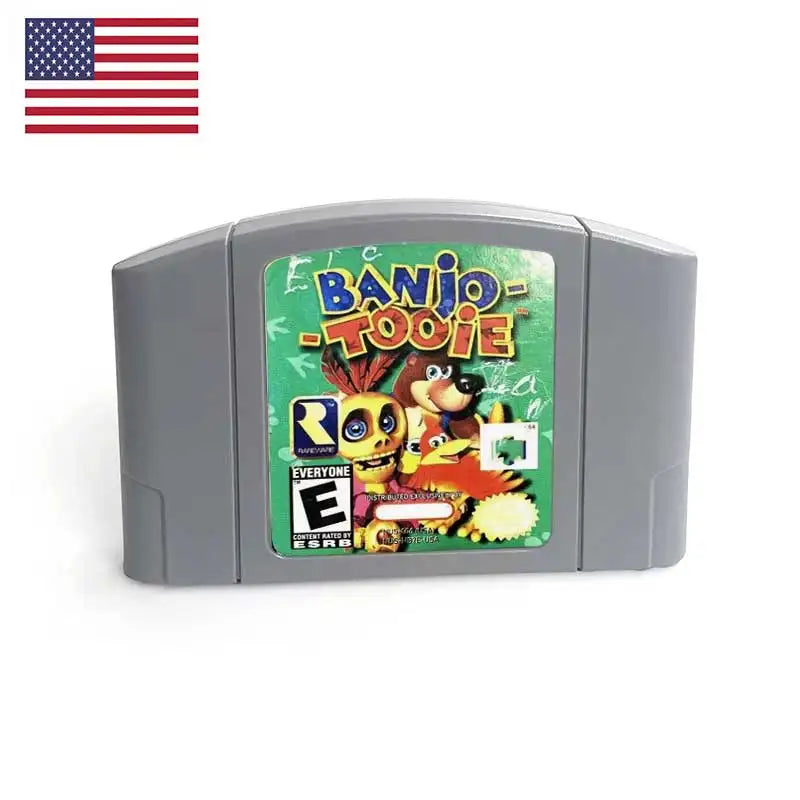Keeppley Banjo-Kazooie Banjo-Tooie Retro Video Game Cartridge for N64