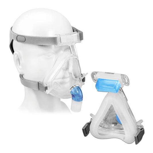 Nasal Mask Full Face Mask CPAP Auto CPAP APAP BIPAP Machine Reusable Nose Facial Mask for CPAP Machine Anti Snoring Sleep Aiding