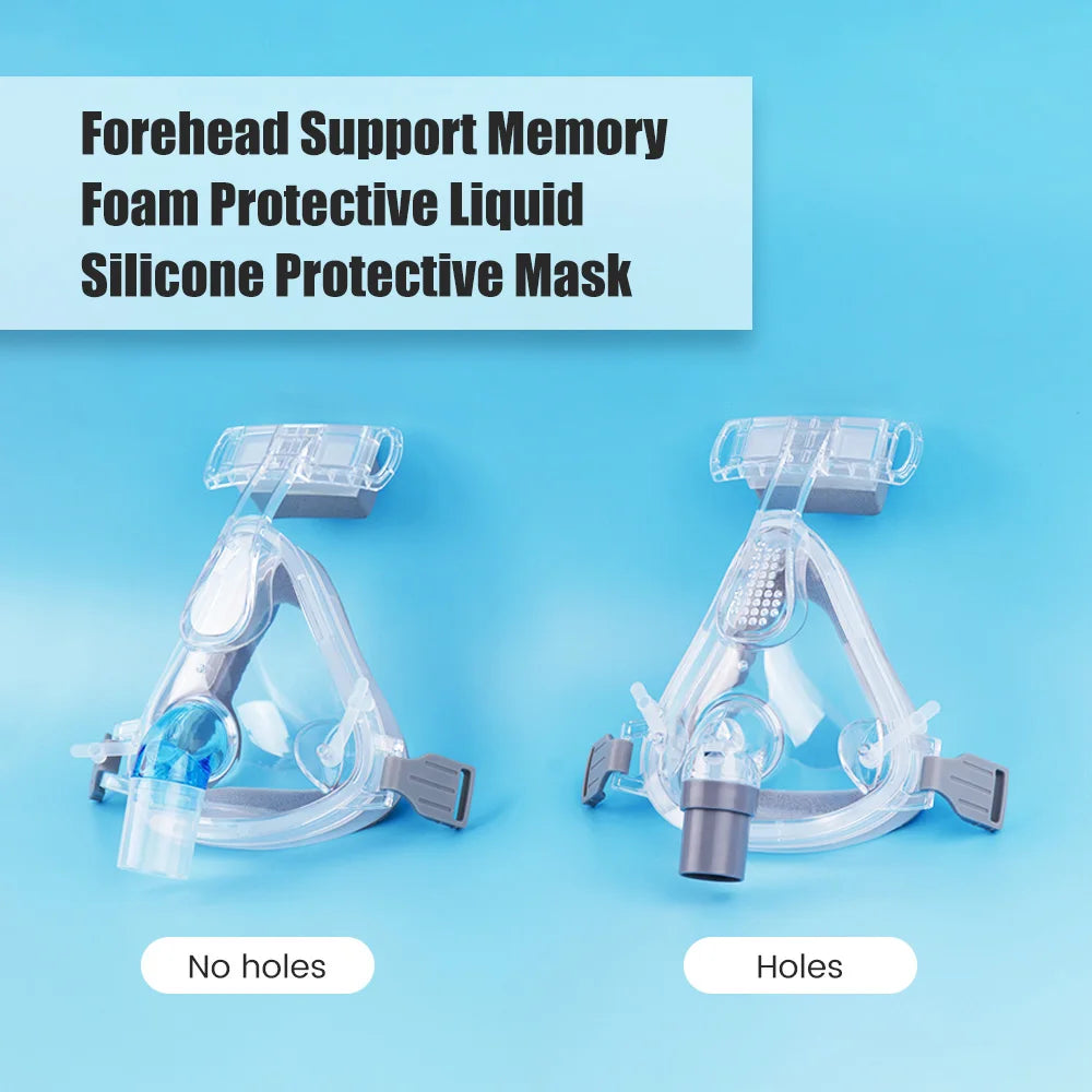 Mask for Apnea CPAP Auto Breathing Machine Sleep Nasal Full Face Mask with Headgear Anti Snoring Respirator Accessories