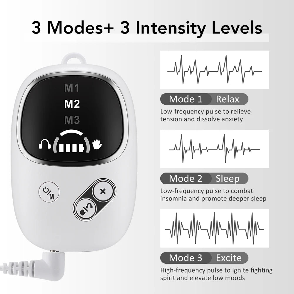 vagus nerve stimulation clip ear Sleep Aid Device Relieve Insomnia Promote Fast Sleep Deep Sleep Anxiety Depression Reliever