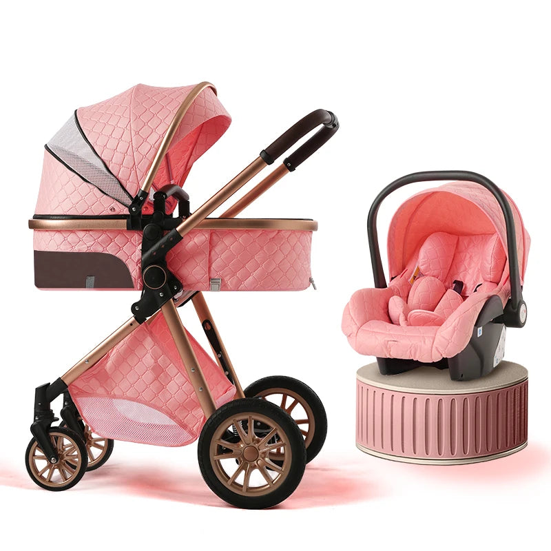 B.Childhood 3 In 1 Foldable Baby Stroller With Infant Carrier
