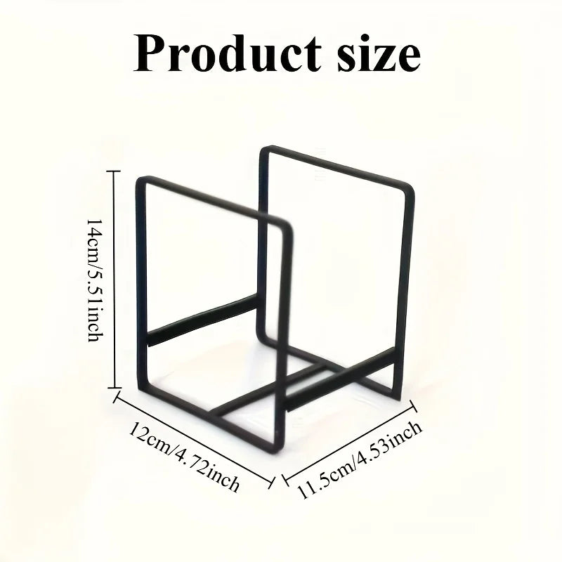 Space Saving Stainless Steel Dish Rack For Plates And Lids