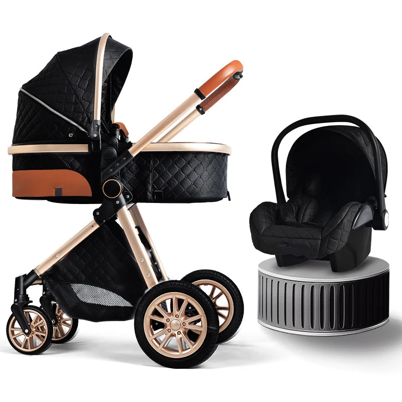 B.Childhood 3 In 1 Foldable Baby Stroller With Infant Carrier