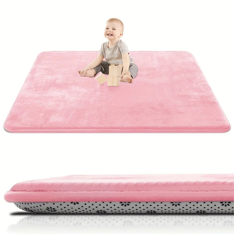 Huloo Sleep Baby Play Mat Memory Foam Tummy Time Rug