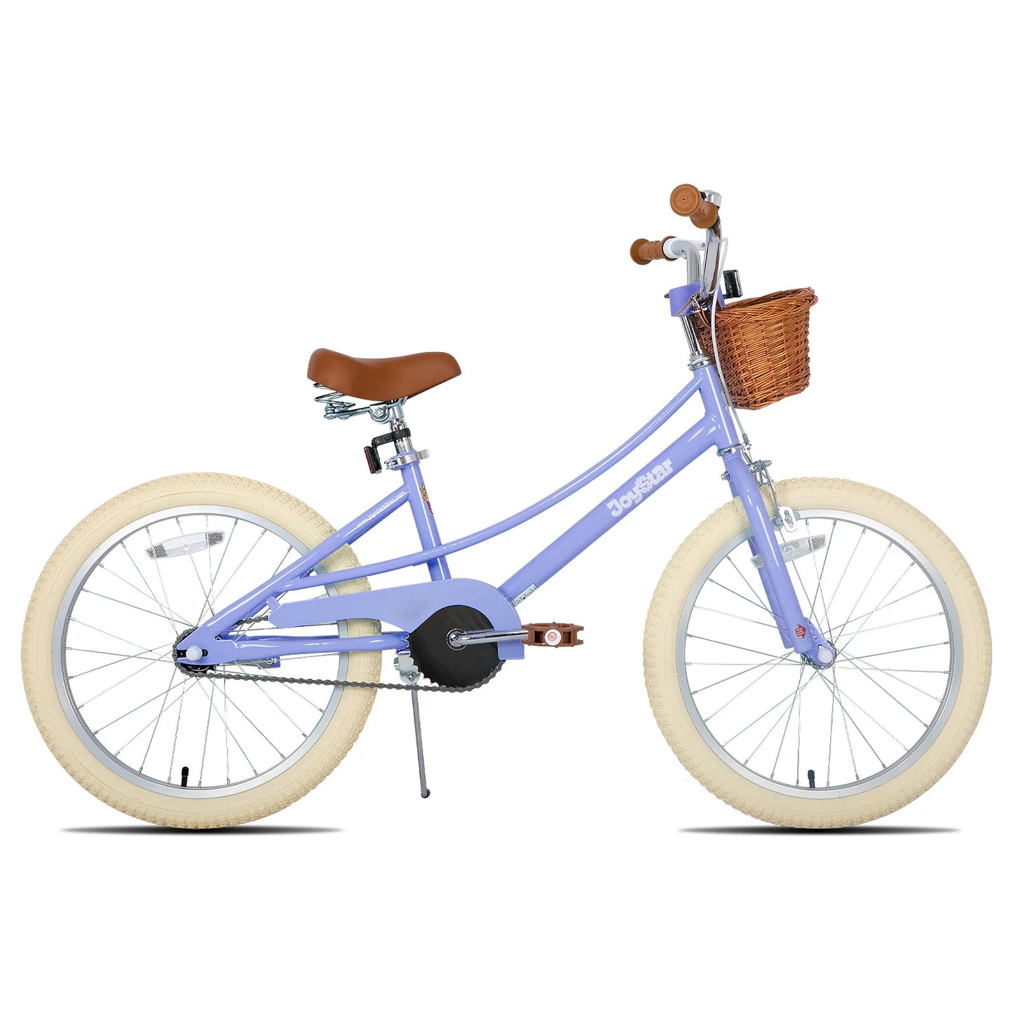 JOYSTAR 12/14/16/18/20 Girls' Bike For Children Aged 2-13, 12-16" With Training Wheels & Basket, 20 Inch With Kickstand