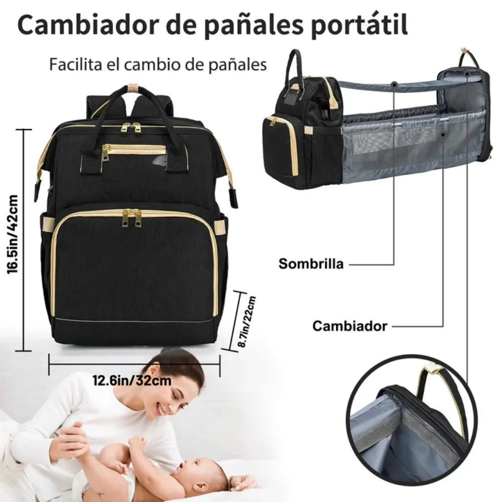 Diaper Bag Backpack with Changing Station Baby Bags for Girls Boys New Mom Gifts Pañaleras Para Bebe Baby Girl Newborn Essentials Must Haves Baby Shower Gifts Baby Registry
