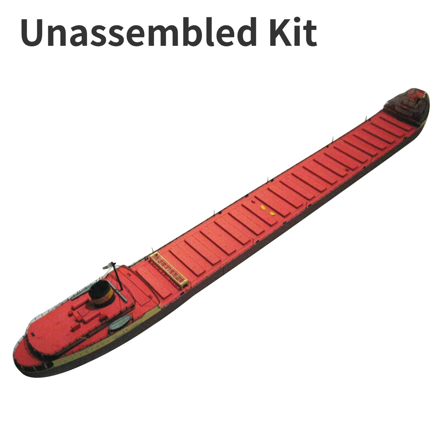 1Set 1/400 Scale American Great Lakes Freighter The SS Edmund Fitzgerald Ore Carrier Ship Paper Models Unassembled Kit Handcraft