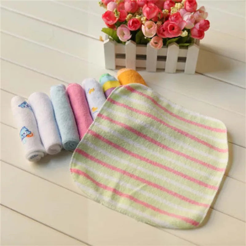 Soft Cotton Baby Towels and Washcloths Set For Newborns