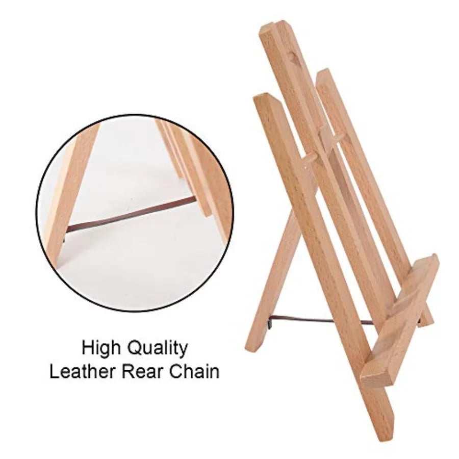 Tabletop Easel, Portable A-Frame Tripod Tabletop Easel Set for Painting Party and Displaying Canvases, Photos, Display Tripod H